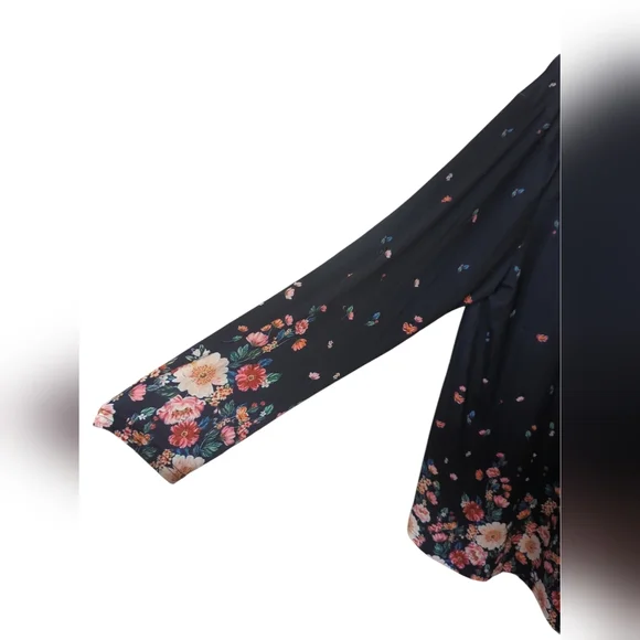 AMCLOS Navy Blue Womens Plus Size Top Size 4XL. - Picture 6 of 8